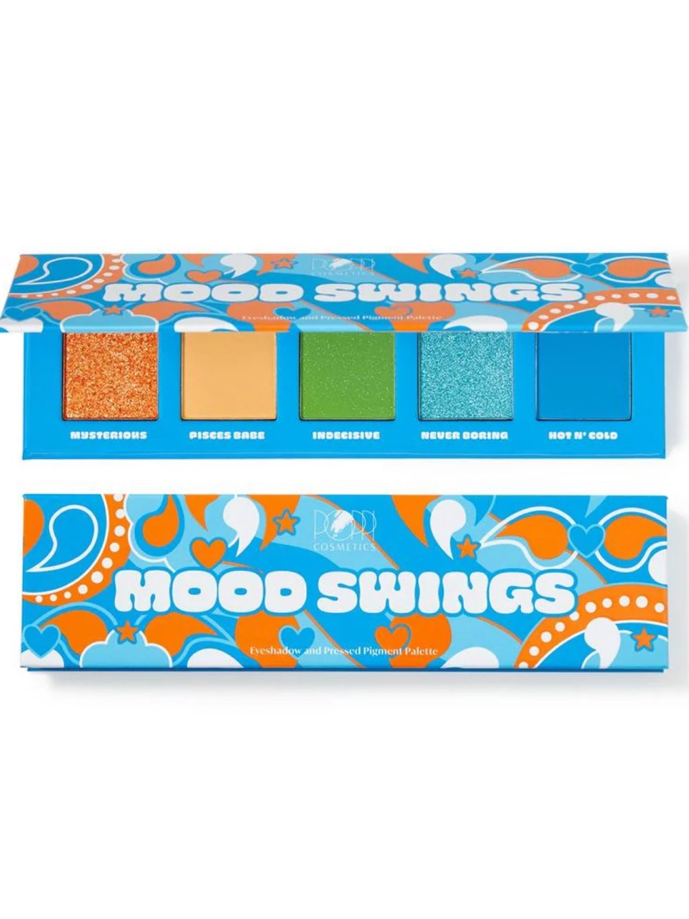 Poppi Mood Swings Eyeshadow Palette - Bright Bold Matte & Metallic Shades